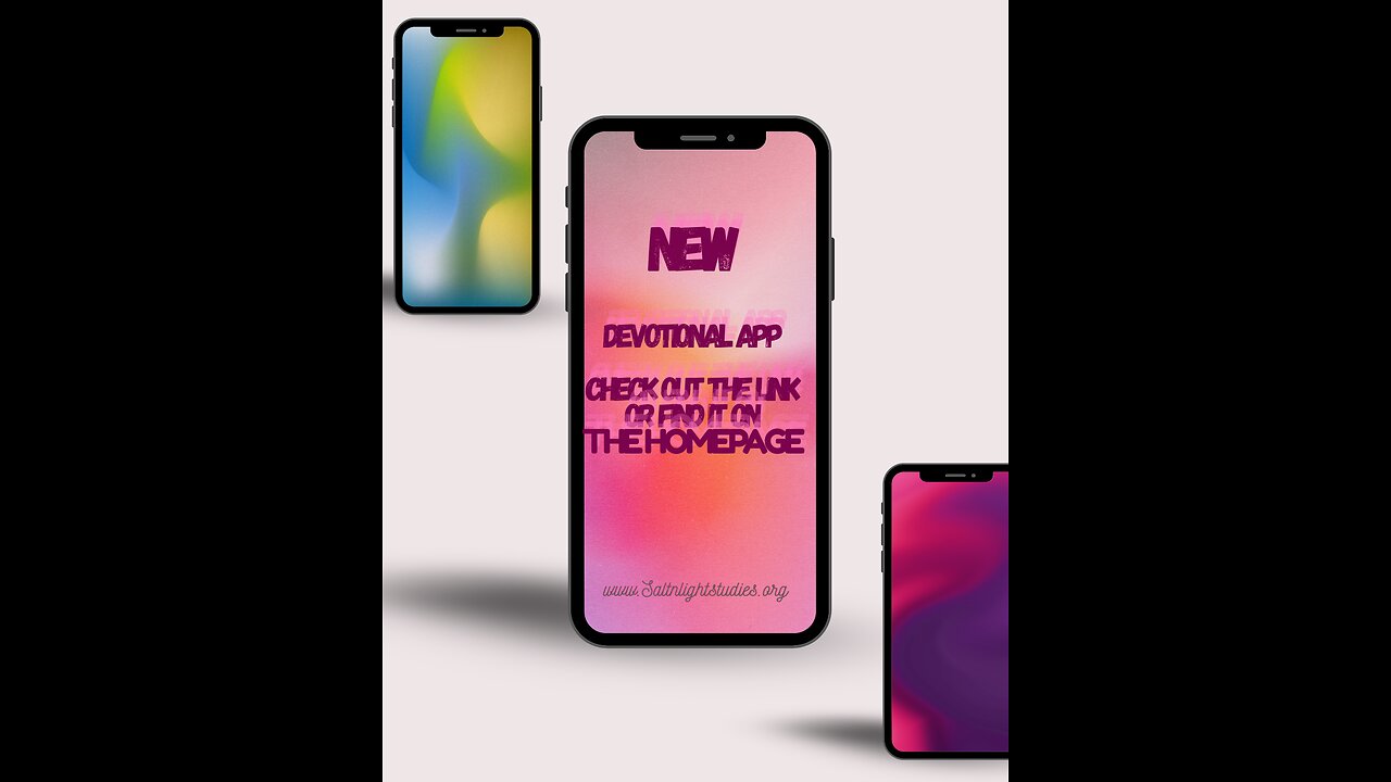 New Salt n Light Devotional/teaching APP