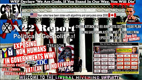 Ep 3735b-Cyber Attack On EU Airports,[DS] 16 Year Plan Is Being Shutdown,Justice Must Be Served,Now