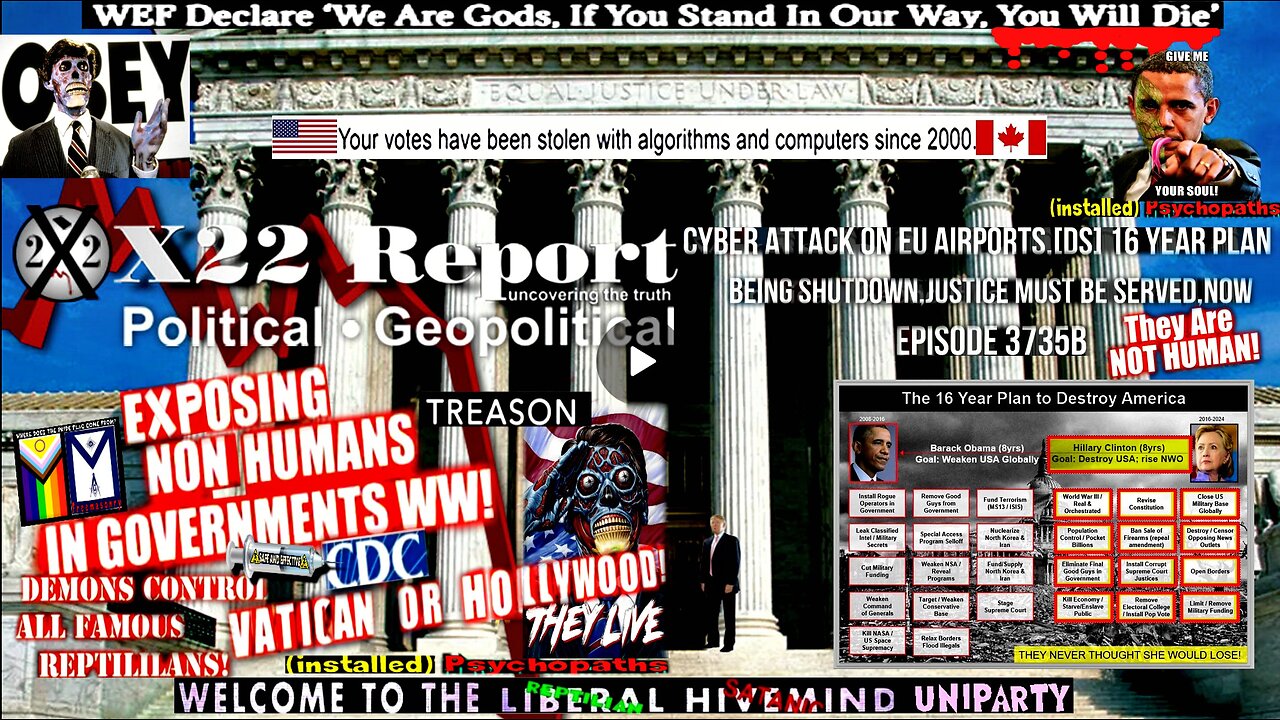 Ep 3735b-Cyber Attack On EU Airports,[DS] 16 Year Plan Is Being Shutdown,Justice Must Be Served,Now