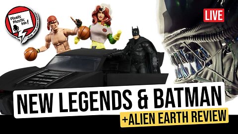 Marvel Legends Rogue & Gambit, Batman Batmobile + Alien: Earth Review | Pixels, Plastic, Ink!