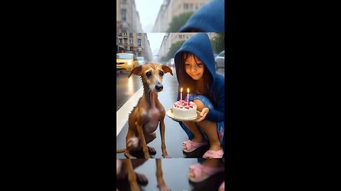 Girl throws birthday party for dog