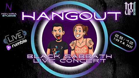BLACK SABBATH LIVE CONCERT Hangout Stream With Harry and Sharlene