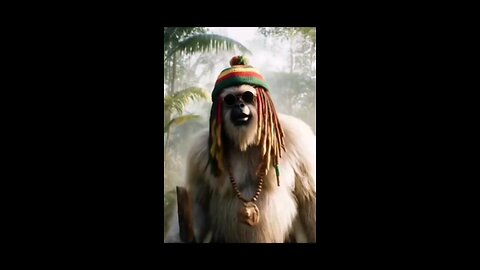 Rasta Monkey ina da bomb wild cloud.