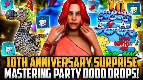 10th Anniversary Surprise: Mastering Party Dodo Drops! | Ark ASA