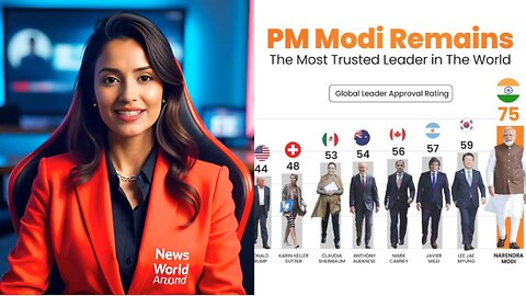 PM Modi Once Again rated Number One Top World Leader