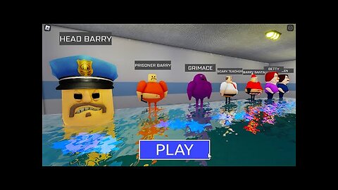 Escaping from a BARRY'S COP PRISON RUN! And BECAME a BARRY COP
