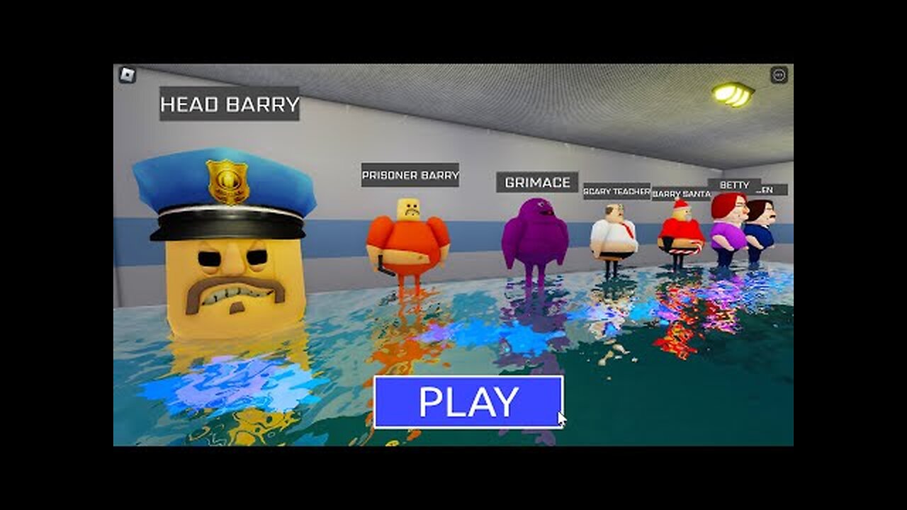 Escaping from a BARRY'S COP PRISON RUN! And BECAME a BARRY COP