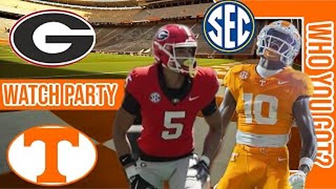 Georgia Bulldogs vs Tennessee Volunteers | Live Play by Play | #collegefootball #sec 9-13-25🏈🔥
