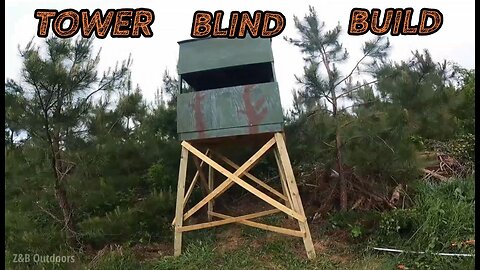 Building A Deer Blind From Scratch! (DIY)