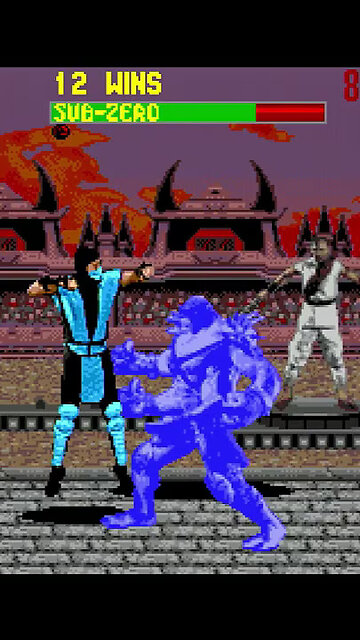 Mortal Kombat II - Easier way to beat Kintaro #retrogaming #mortalkombat #subzero