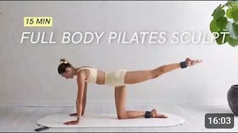 15 Min Full Body Pilates Sculpt | No Equipment | Day 1 Challenge
