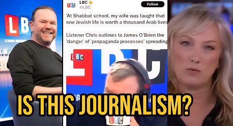 LBC presenter issues on-air apology; BBC presenter has denial on Gaza situation