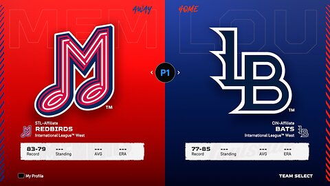 MLB The Show 25 AAA Memphis Redbirds Franchise Game 1 Redbirds Vs Bats CPU Vs CPU