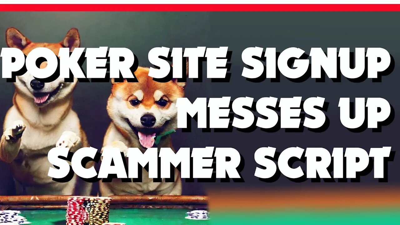 Signing Up To A Scammers Illegal Website