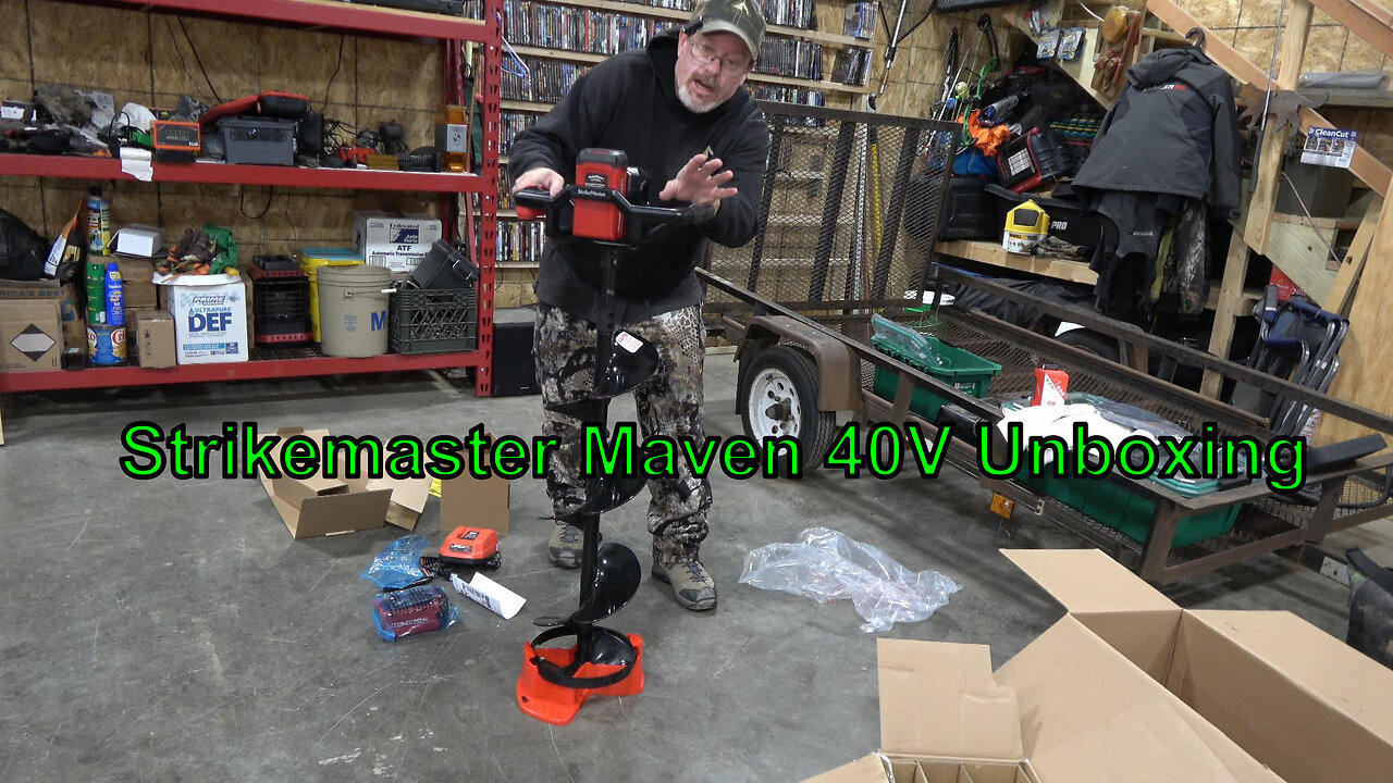 🧊 Strikemaster Maven 40V Ice Auger Unboxing | First Impressions from Dakota Angler Ice Institute