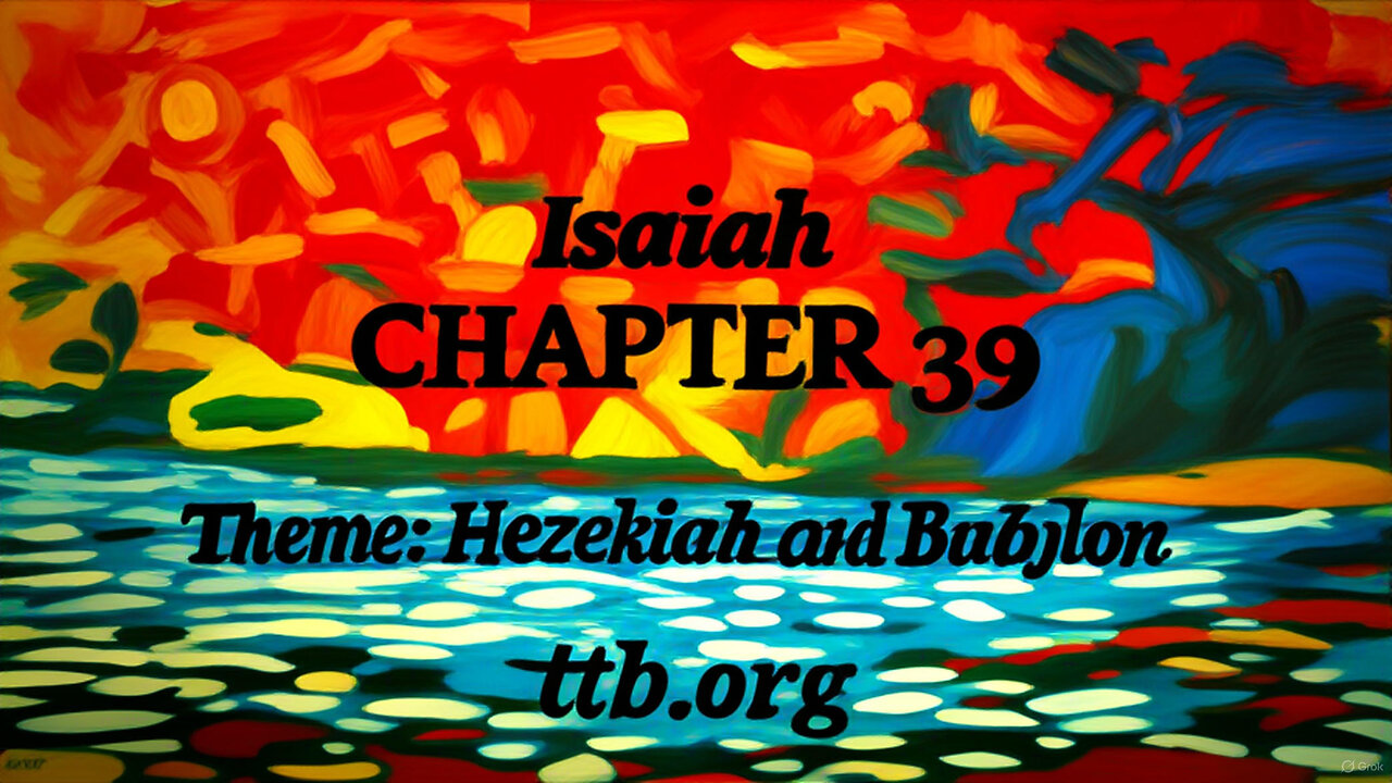 Isaiah Chapter 39 (Bible Study)