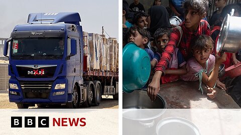 US-backed group says it has begun aid distribution in Gaza | BBC News
