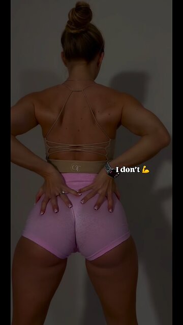 I love when my upper body looks toned