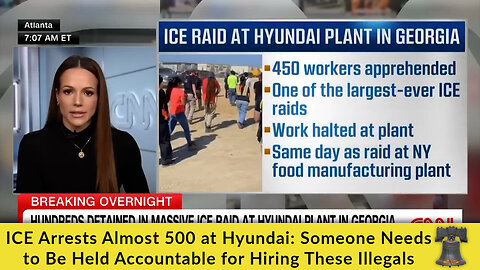 ICE Arrests Almost 500 at Hyundai: Someone Needs to Be Held Accountable for Hiring These Illegals