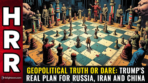 Geopolitical TRUTH OR DARE: Trump's real plan for Russia, Iran and China