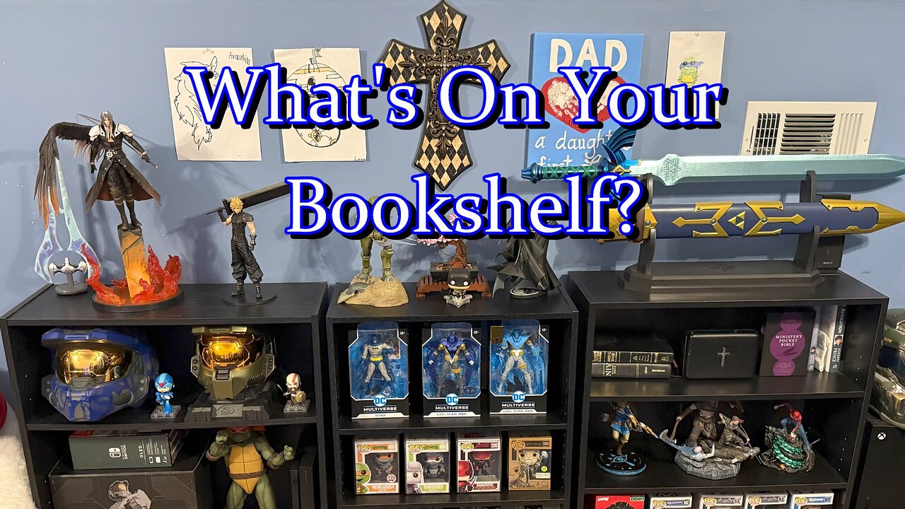 Collectors, What's on Your Bookshelf? Comic, Video Game Action Figures, and More on Mine.