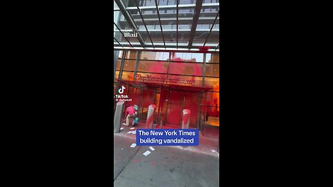 Vandalism of New York Times Building: A Warning for the West