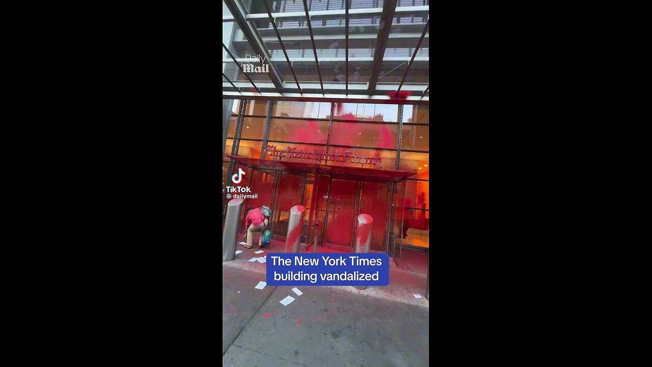 Vandalism of New York Times Building: A Warning for the West
