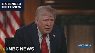 President Donald Trump joins Meet the Press reflecting on the first 100 days - May 4, 2025