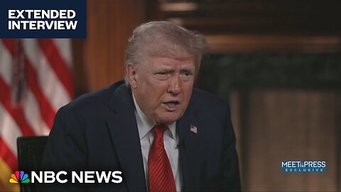 President Donald Trump joins Meet the Press reflecting on the first 100 days - May 4, 2025