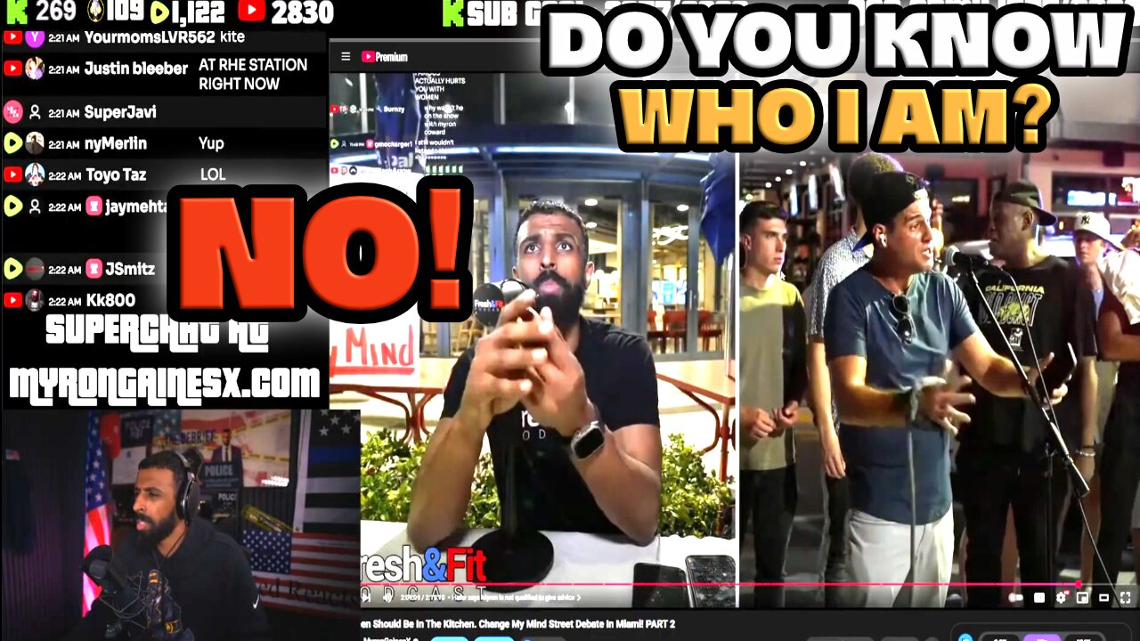 Supporter Showed Proof That The Hater From The Debate Was One Of Dem Boys & Myron Connected The DOTS