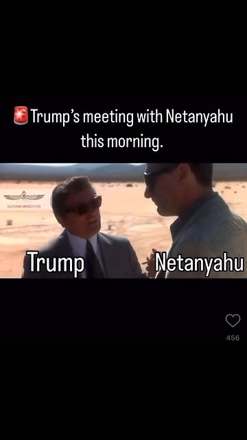 Trump Checking Netanyahu