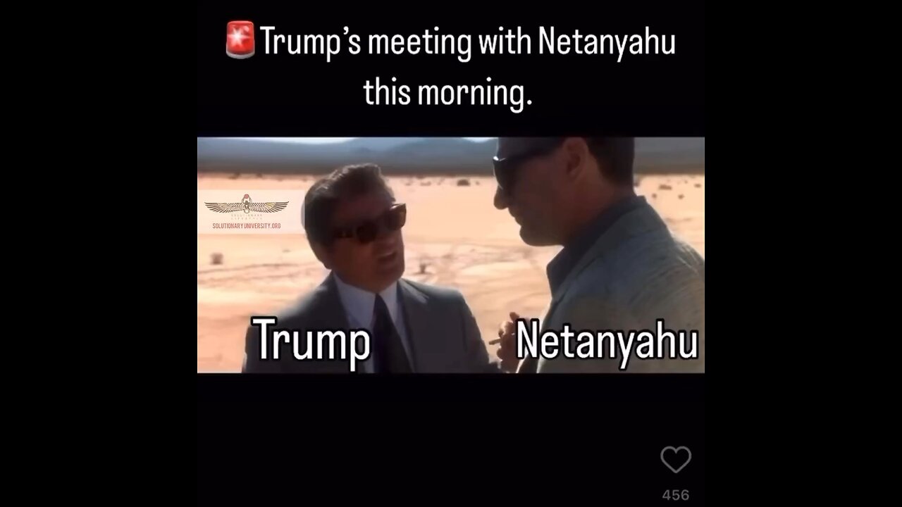 Trump Checking Netanyahu