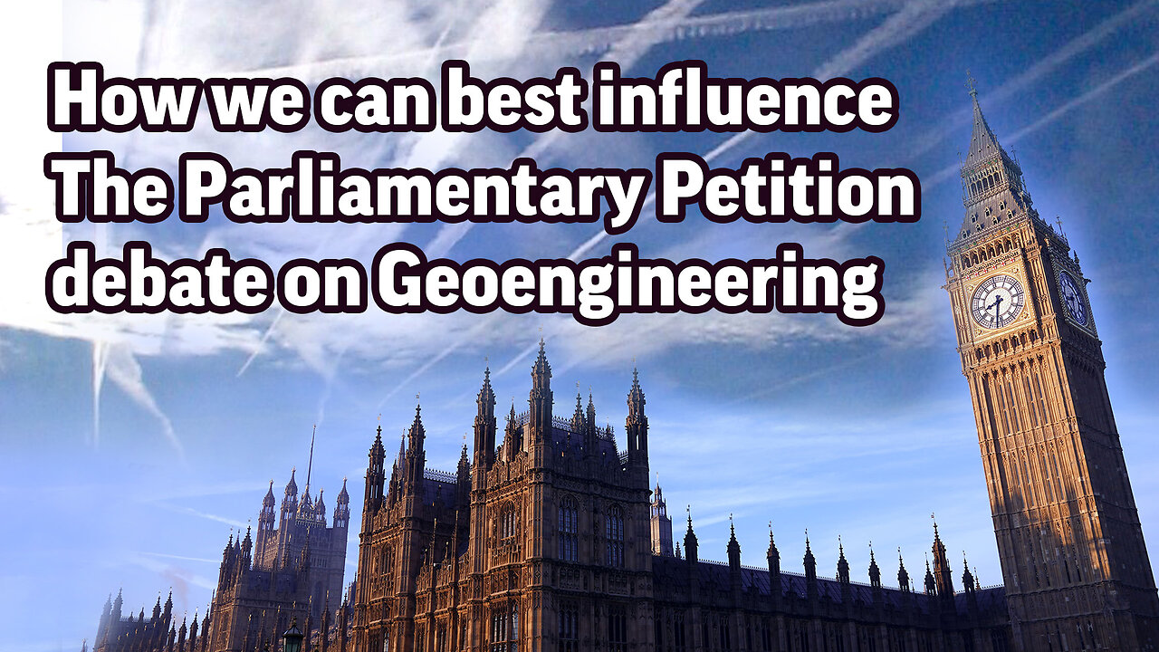 Geo engineering Parliamentary Petition Debate