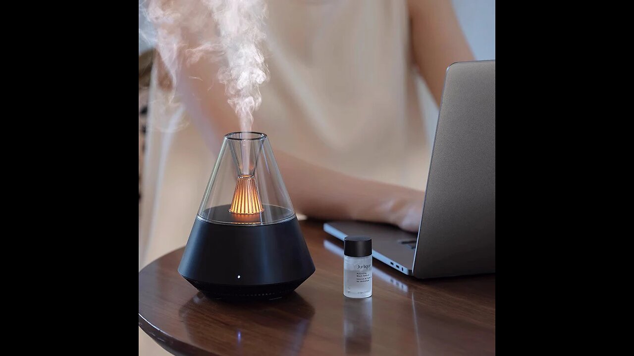 Mist Humidifier With Sleep-inducing Candlelight Aromatherapy