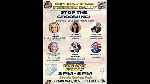 Beverly Hills Freedom Rally: Chloe Cole & Others
