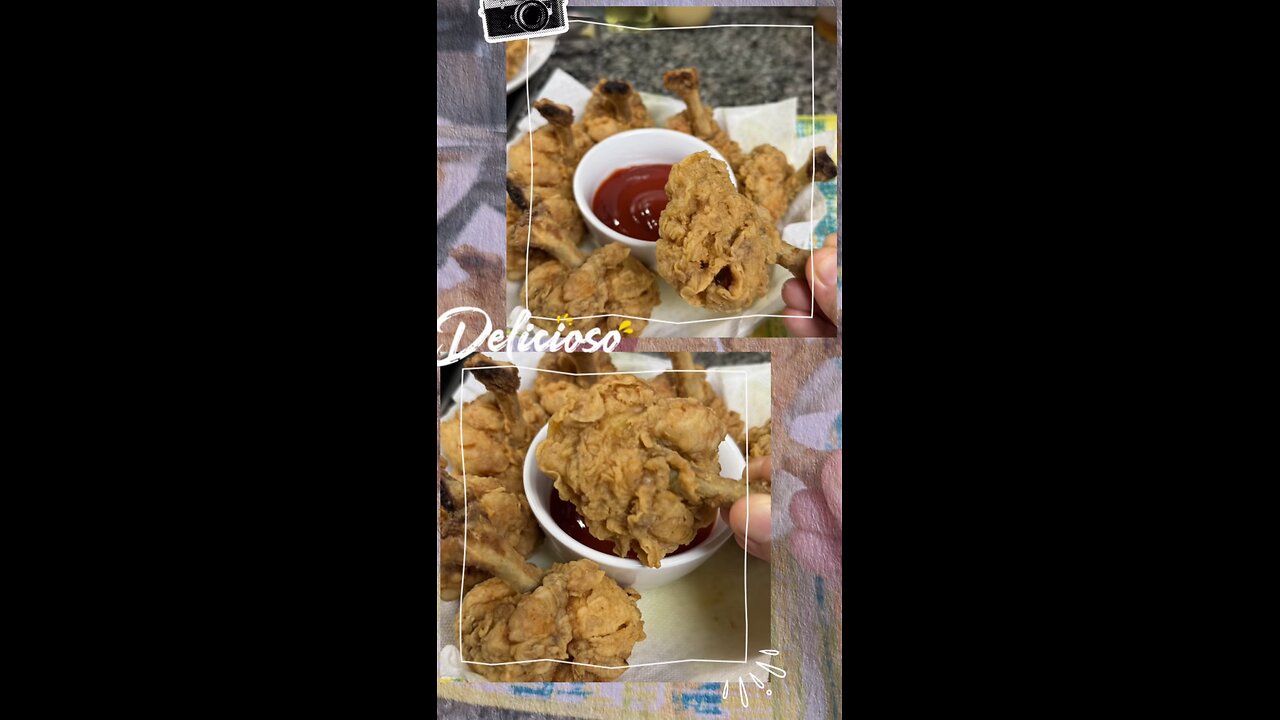 Crispy fried chicken👍👌🍗