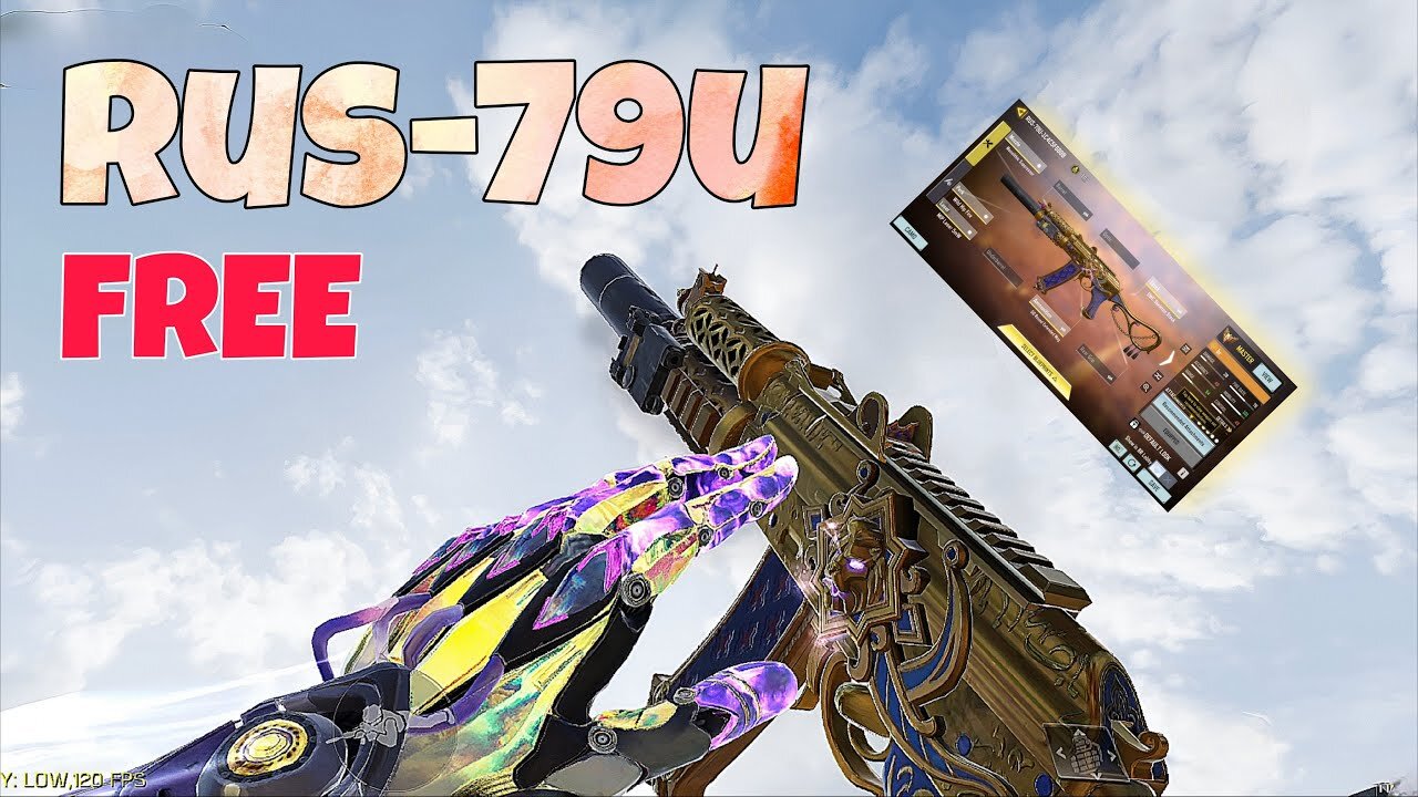 NEW FREE BEST LEGENDRY RUS-79U GUNSMITH LOADOUT FOR YOU 33 KILL SOLO VS SQUAD CODM FULL GAMEPLAY