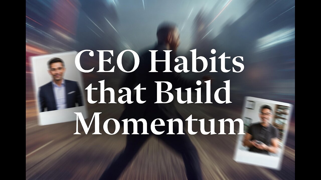 CEO Habits That Build Momentum - Be Unstoppable
