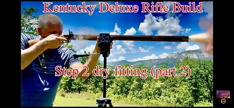 Traditions Kentucky Deluxe Rifle kit build step 2 (part 2)