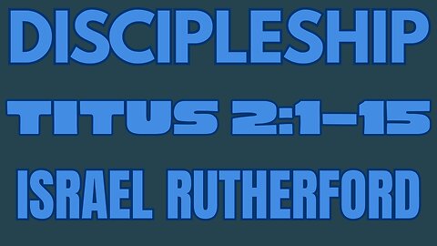 ECF Livestream 11-23-2025 | Titus 2:1-15_Israel Rutherford | Worship with Kevin R.