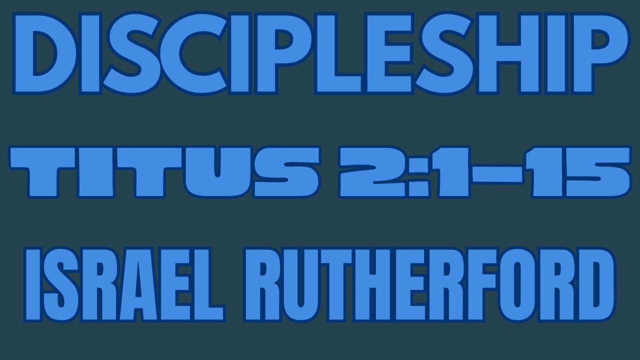 ECF Livestream 11-23-2025 | Titus 2:1-15_Israel Rutherford | Worship with Kevin R.