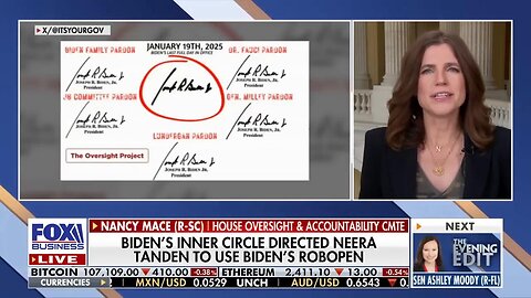 Nancy Mace raises the ‘million-dollar question’ in Biden autopen probe