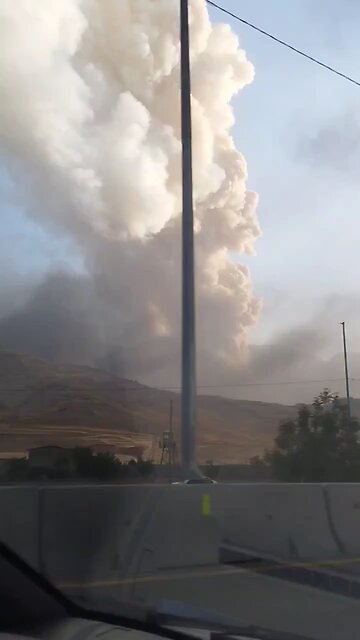 Iran bombed by Israel Khuzestan Province, and the Shahid Habibollahi Aerospace Base 1