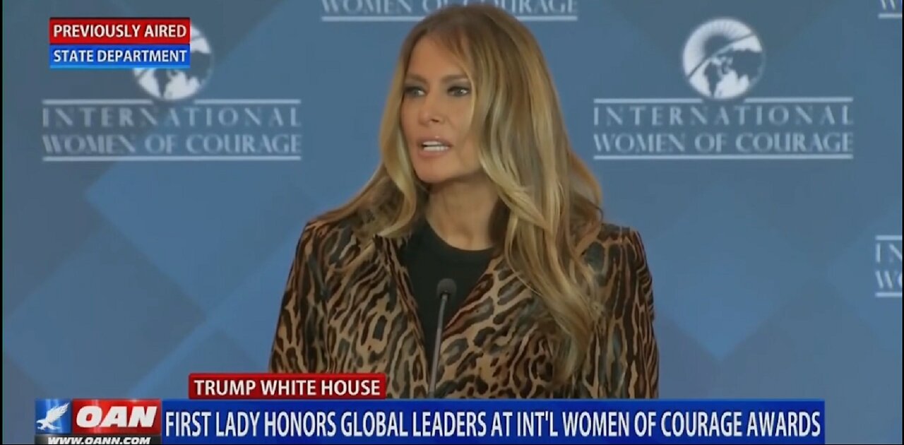 FIRST LADY HONORS GLOBAL LEADERS AT INT'L WOMEN OF COURAGE AWARDS