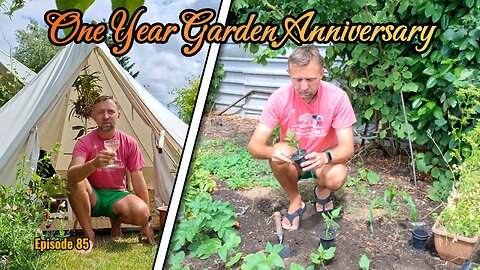 Celebrating a Year of Gardening! | Planting Beans, Sowing Cucumbers & A Greenhouse Tour