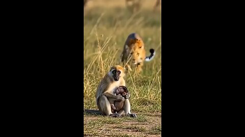 elephant baby save monkey baby