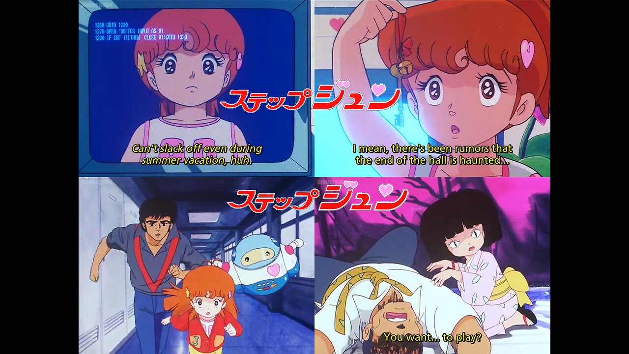 Hai Step Jun (80's Anime) Episode 25 - Spooked by a Spectre (English Subbed) [Time for Jun to Solve a Ghost Mystery Story! This Haunted Ghostly Episode will give both Resident Evil and Nancy Drew a Run for they're Money!]