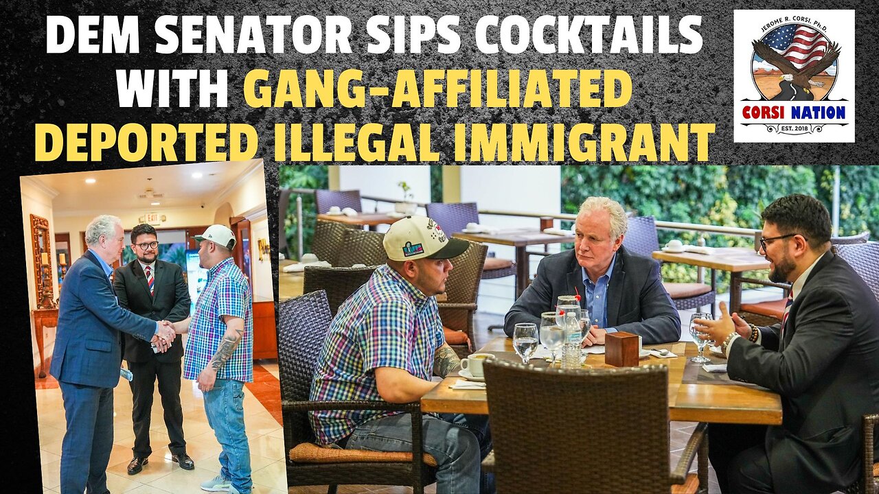 Dem Senator Sips Cocktails with Gang-Affiliated Deported Illegal Immigrant