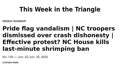 This Week in the Triangle (Jun. 22-Jun. 28, 2025)