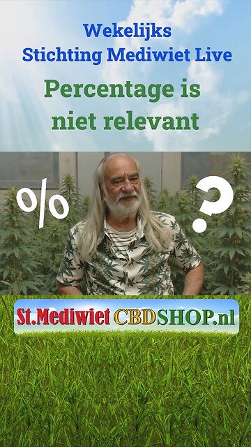 Percentage is niet relevant